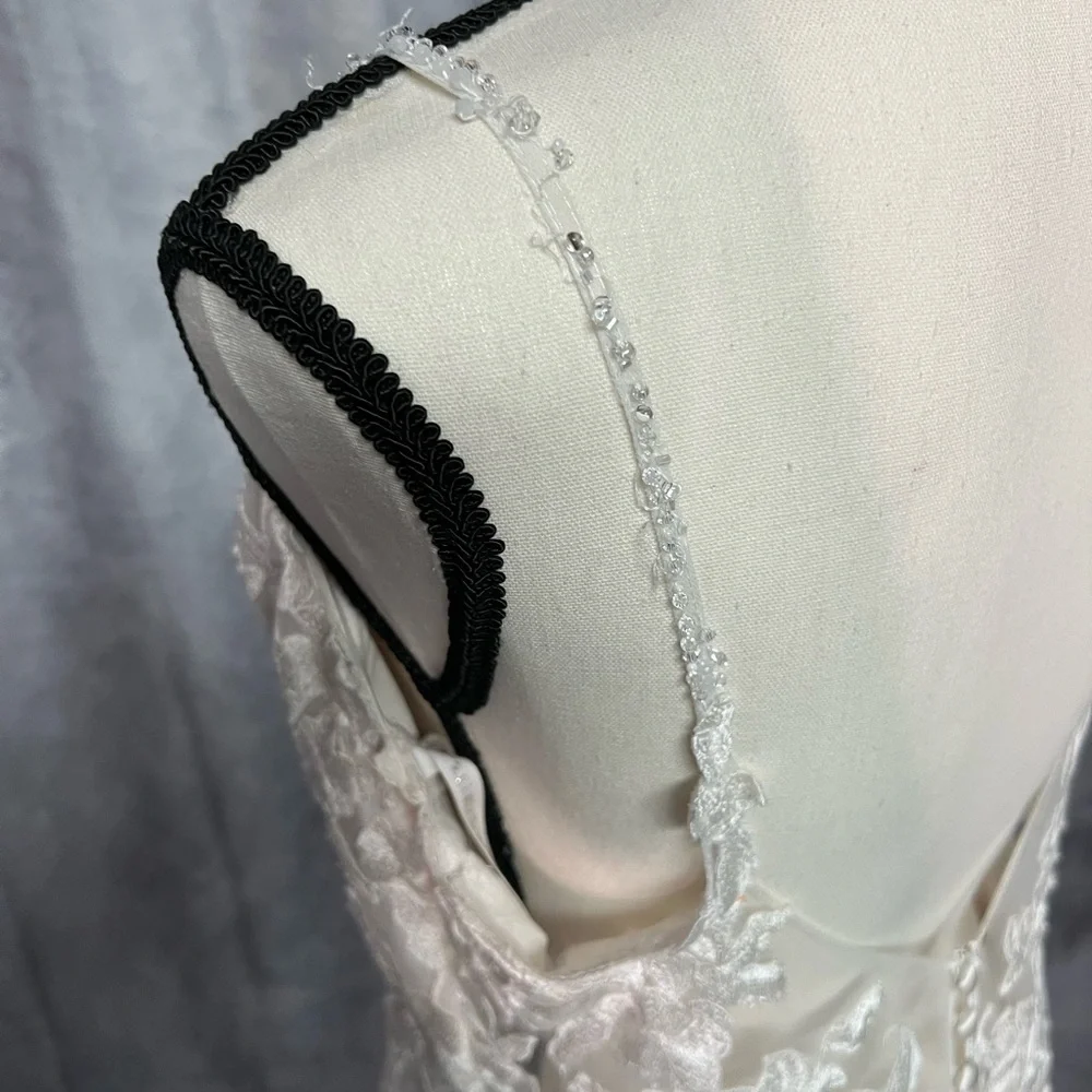 Allure Bridals Sand/Ivory/Nude Wedding Gown Style 9716 - Size 14 - Picture 13 of 16